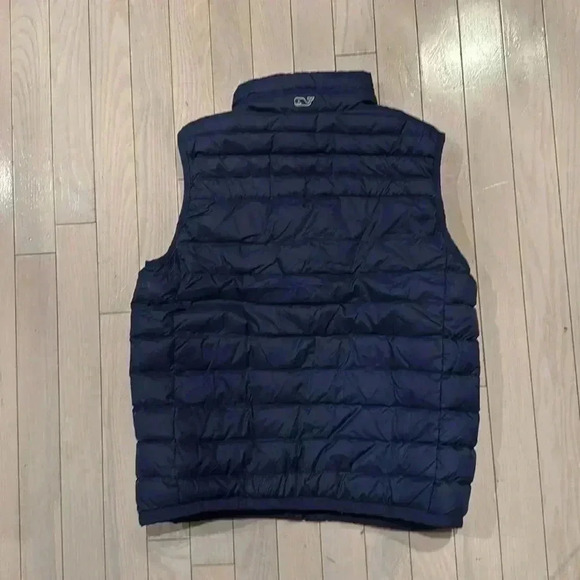 Boys Vineyard Vines Navy Blue Vest - Picture 2 of 4